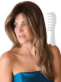 Noriko Angelica Synthetic Wig by Rene of Paris and Wig Lift Comb - Chocolate Swirl - Bundle 2 Items