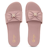 Ortho Joy Doctor Footwear For Women|| Fancy Slippers For Women || Orthopedic Women'S Fancy Slipper,Peach,4,B0D5R61GYK