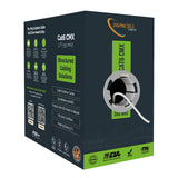Cat6 Outdoor CMX 1000ft Cable | 100% Solid Copper, 550 MHz, 23AWG, 4 Pair, UTP | DSX-8000 Analyzer Tested Up to 100m | PoE, PoE+