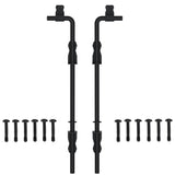 Sdstone 18 Inch Heavy Duty Cane Bolt Gate Drop Rod Hardware Ground Latch for Wooden Fences,Metal Gates Doors Stopper for Gate Gr