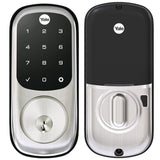 Yale Assure Deadbolt Lock with Touchscreen, Satin Nickel Digital NonConnected Entry Door Lock with Electronic Keypad and BackU