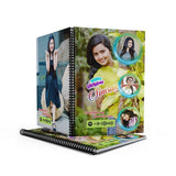 Deep Prints Personalized Spotify Music Photo Notebook |100 Pages WireO Spiral. Size : A4 | (Birthday)