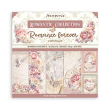 Stamperia Mini Scrapbooking Pad 10 20.3 x 20.3 cm (8x8) Romance Forever, 8 x 8 inch, Multicoloured