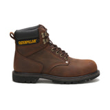 Cat Footwear Mens Second Shift Steel Toe Work Boot Dark Brown 9 Wide-New