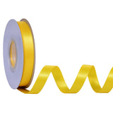 Ribest Yellow Double Faced Satin Ribbon, 1/2 Inch 25 Yard Ribbon for Crafts Gift Wrapping Hair Bows Wedding Party Decoration Bou