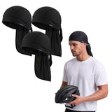 Boldfit Pirate Bandana Cap For Men & Women Helmet Skull Cap Dew Rag Head Wrap With Tie Back Cotton Pirate Hat For Biker, Cycling