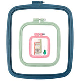 ZOCONE 3Pcs 3 Size Square Embroidery Hoops, ABS Plastic Embroidery Hoops Cross Stitch Hoops Embroidery Frames for Sewing, Needle