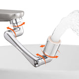 Spurtar 1440 Sink Faucet Aerator Extension Swivel Faucet Extender for Toddlers, 2 Sprayer Modes Rotatable Bathroom Kitchen Head