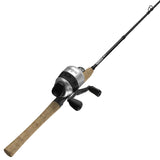 Zebco 33 Cork Spincast Reel and Fishing Rod Combo, 6-Foot 2-Piece Graphite Rod with Cork Handle, Quickset Anti-Reverse Fishing R