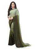Pratham Blue Womens Silk Saree With Blouse Piece (PB-232_Olive Green)