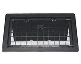 Witten 500bl Manual Foundation Vent With Damper, Black