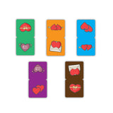 woopme 5 PCs Red Heart Love Magnetic Bookmark for Students Kids Book Lovers Readers Gift Magnetic Page Clips Folding