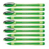 Rediform PSY190004-10 Schneider Green Xpress Fineliner Pen - Pack of 10