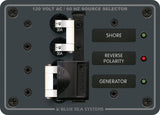 Blue Sea 8032 AC Toggle Source Selector 120v AC 30A (White Switches)
