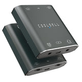 COOLSELL Audio Interface, Stereo 24Bit/192kHz USB C & iPhone Guitar Interface for Recording, Live Streams and Podcasting, Compat