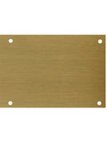 BRASS Accents A09P0830609ADH 8 x 30 Antique Brass Kick Plate Adhesive Mount