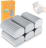 6-Pack Damp Clean Duster Sponge, Magic Sponge Eraser Baseboard Cleaner Tool, Dusters for Cleaning Blinds, Glass, Vents, Railings