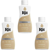 Rit Dye Liquid 8 Ounces Tan 816 (3Pack)