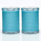 Selric 300Yards Extra Strong Bonded Nylon Thread for Leather Sewing, Sky Blue Heavy Duty Upholstery Thread for Heavy Fabric (2 S