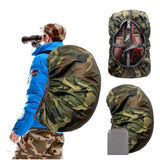 Joy Walker Waterproof Backpack Rain Cover for (15-90L), Upgraded Anti-slip Cross Buckle Straps, Triple Strengthened Layers for H