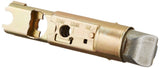 Kwikset 6Way Adjustable Deadlatch in Polished Brass , Unfinished