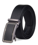 Zacharias MenS Faux Leather Belt Autolock Buckle Bt10 (Black; Free Size)