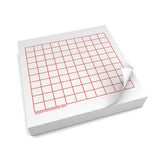 10x10 Square, Graphing PostIt Notes, 4 packs of 100 sheets, 400 sheets total