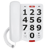 Large Button Phones for Seniors, Land Line Phones for Elderly - Big Button Home Telephone for the Visually Impaired, 110dB+ Ampl