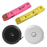 4 Pack Tape Measure Retractable Measuring for Body Fabric Sewing Tailor Cloth Knitting Craft Measurements, 60-Inch Soft Measurin