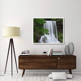 Cascading Waterfall In Jefferson National Forest, Virginia-Paper Art-46,,X38.52,,