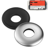 (100Pcs) #8 * 1/2=4.2mm*12mm 304 Stainless Steel EPDM Bonded Sealing Washers Neoprene Rubber Washer, Gasket Assortment Kit for S