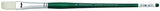 Grumbacher Gainsborough Flat Oil and Acrylic Brush, Hog Bristle, Size 10 (1271F.10)
