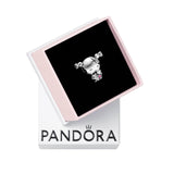 PANDORA Little Girl with Pigtails Charm - Compatible with PANDORA Moments - Gift for Her - Made with Sterling Silver & Enamel -
