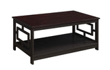 Convenience Concepts Town Square Coffee Table with Shelf, Espresso