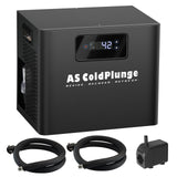 AS ColdPlunge Ice Bath Water Chiller for Cold Plunge Tubs, 1/3 HP Cold Plunge Chiller with Built-in Filter & Pump, Insulated Hos