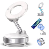 JFCHSK Vacuum Magnetic Phone Holder, Vacuum Magnetic Car Phone Mount, Vacuum Suction Phone Holder for Car/Gym/Kitchen/Mirror/Smo