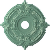Ekena Millwork CMP19ATFSM Attica Thermoformed PVC Ceiling Medallion (Fits Canopies up to 6 3/4), 19OD x 3 1/2ID x 1P, Universal