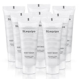 SLequipo Travel Size Body Wash (1 fl oz, 50 Pack), Refreshing Hotel Body Wash, Mini and Small Size Guest Hotel Toiletries in Bul