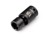 TEKTON 3/8 Inch Drive x 15 mm 6-Point Universal Joint Impact Socket | SID18115