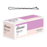 Diane 2Black Bobby Pins for Women, Girls, Hairdressing, Salon, Hair Pins with Ball Tips for Securing Updos, Flyaways (Approx