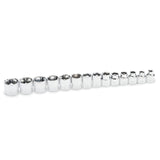 GEARWRENCH 14 Piece 3/8 Drive 6 Point MM Stubby Socket Set 81396