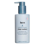 hers Clear Waters Hydrating Cleanser - Squalane Cleanser Face Wash for All Skin Types - Contains Hyaluronic Acid, Squalane, and