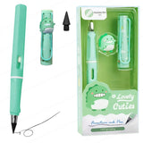 pmw Cute Kawaii Mechanical Pencils Eternal Pencil 0.5 mm Cute Magic Pencils for Art Sketch Painting Design Tools, School Sup