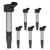 SCITOO 6Pcs Ignition Coil UF796 for Toyota Tacoma 3.5LL 2016 2017 2018 2019 2020 for Toyota Tacoma 2.7LL 2016 UF796 9091902273