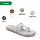 Ortho Joy Fancy Doctor Slippers || Comfortable Sandals For Women Stylish,Grey,3,B0B6BQRZMP