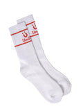 Umildo Unisex Kids White Crew Length Socks Breathable Cotton Sports Socks (814 Years)