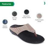 Ortho Joy Extra-Soft Doctor Slippers For Women (Brown),Brown,8,B09X5LZRCB