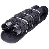 FlexDrain 51510 Flexible/Expandable Landscaping Drain Pipe, Perforated with Filter Sock, 4Inch by 25Feet