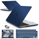 IBENZER Compatible with 2025 2024 2023 2022 MacBook Air 13 inch Case M4 A3240 M3 A3113 M2 A2681, Hardshell Case & KeyboardCover