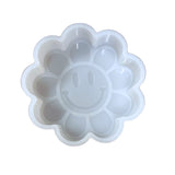 Smiley Face Flower Retro Boho 80s Car Freshie Silicone Mold | 3.5 x 3 x 0.08 inches for Scented Aroma Beads Car Candle, So